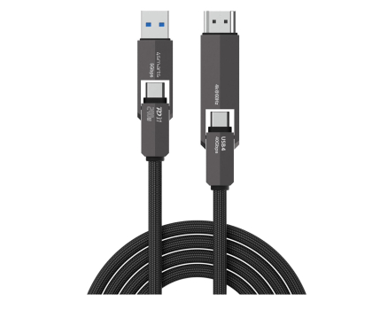 Kabel 4smarts Kabel ComboCord USB4 HDMI 240W   1.5m czarny